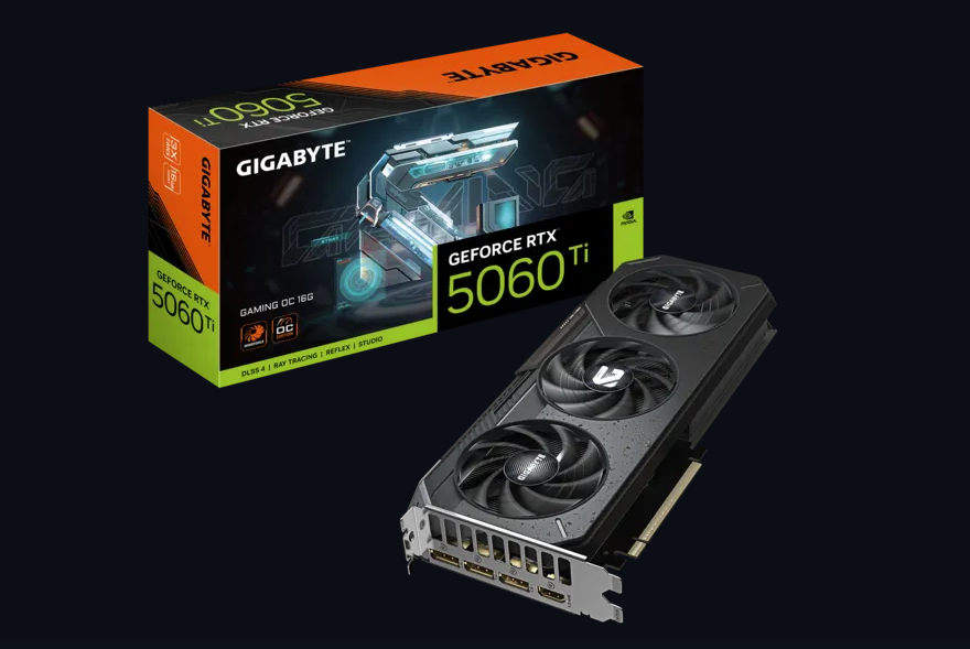 Placa video Gigabyte GeForce RTX 5060 Ti GAMING, 16GB GDDR6X, PCI Express x16, 256-bit (GV-N506TGAMING-16GD)