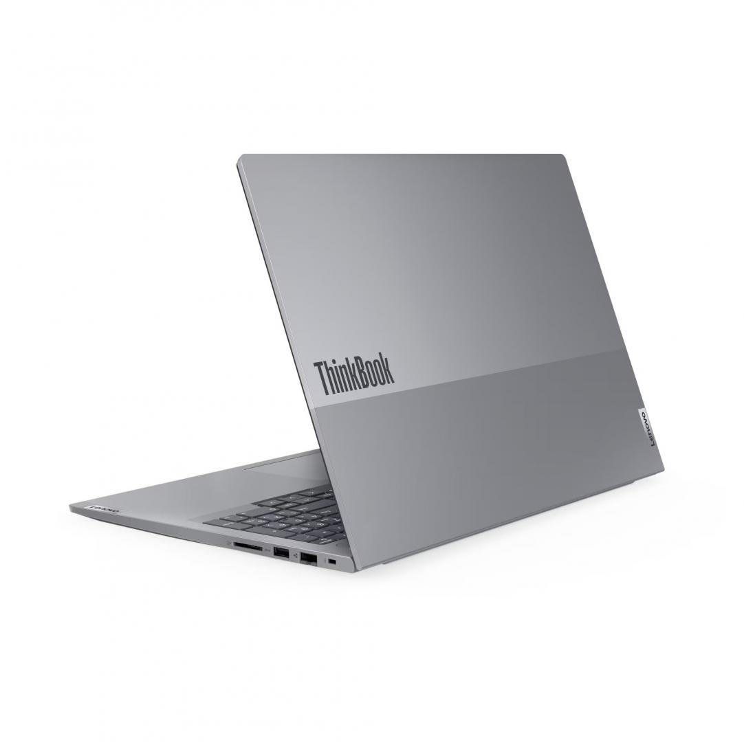 Laptop de business LENOVO ThinkBook 16 Gen 7, cu procesor Ryzen 3 7335U, 16'' WUXGA, 16GB, 512GB SSD, AMD Radeon 660M, Windows 11 Pro, 3 ani Garantie (21MW0098RM) - imagine 5