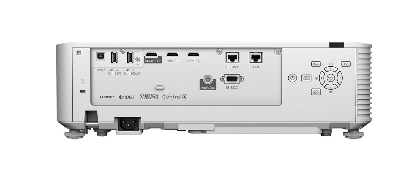 PROJECTOR EPSON EB-L890E, Tehnologie 3LCD, LCD 0.67", 8000 Lumeni, Rezolutie WUXGA, 4K enhancement, Aspect 16:10, Contrast: 5.000.000 : 1, Sursa lumina: Laser, Durata viata sursa lumina: 20.000 ore, Dimensiuni ecran proiectie: 50"-500", Interfata: USB, Retea, Wi-FI, HDMI, Miracast, Jack, NFC (V11HB24040) - imagine 2
