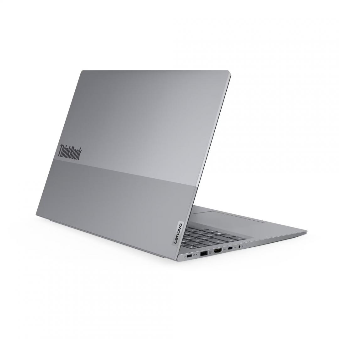 Laptop de business LENOVO ThinkBook 16 Gen 7, cu procesor Ryzen 3 7335U, 16'' WUXGA, 16GB, 512GB SSD, AMD Radeon 660M, Windows 11 Pro, 3 ani Garantie (21MW0098RM) - imagine 6