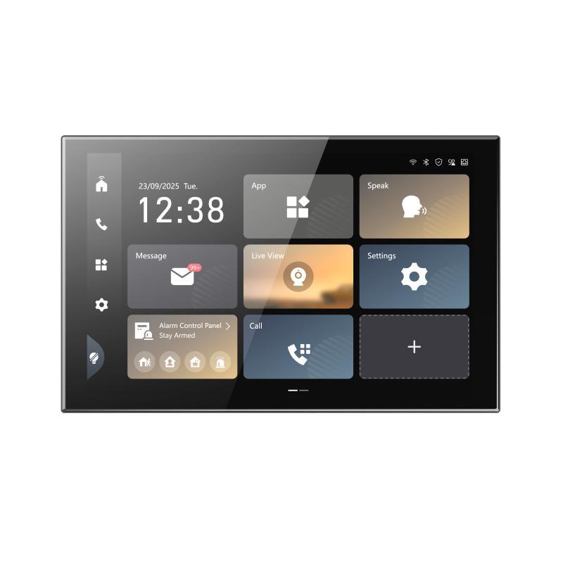 Monitor videointerfon color Hikvision DS-KH9570-WTE1/S, 10.1-inch colorful IPS touch screen, rezolutie: 1920 × , 1 RJ-45 10/100 Mbps, Wi- Fi 6, 2.4 GHz & 5GHz, alimentare: 12 VDC, 2.5 A; IEEE 802.3at, Standard PoE, temperatura de functionare: -10 °C to 50 °C  (DS-KH9570-WTE1/S)