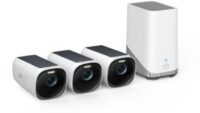 Sistem supraveghere 3+1 Anker "eufyCam 3 S330",4K Ultra HD,bullet,wireless,16GB extensibil cu HDD,int si ext,IR 8m,audio bidirectional,energie solara, "T88723W1" (timbru verde 2.4 lei)-194644111724