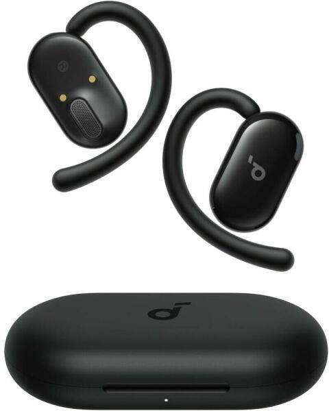 Casti TWS Anker "SoundcoreV20i", tip butoni, utilizare multimedia, Bluetooth 5.3, 4 x mic, durata baterie pana la 36 ore, IP55, ANC A.I., negru, "A3876G11" (timbru verde 0.18 lei) - 0194644037581
