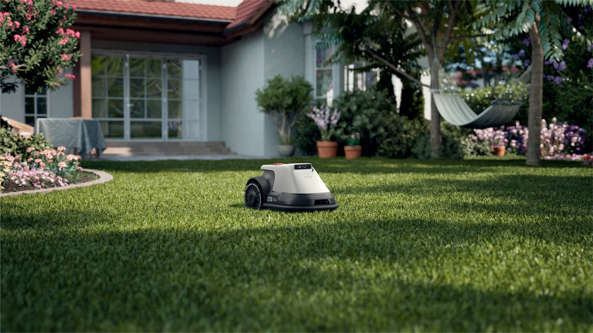 Robot tuns iarba Anker "eufy ", GPS, Wi-Fi, 4G, inaltime de taiere 2.5 - 7.6 cm, max 800m2, camera FOV 96° orizontal, 80° vertical, cartografiere, inaltime max iarba 9cm, , , , gri, , "T2880GA2" (timbru verde 11 lei) - 0194644311179 - imagine 9