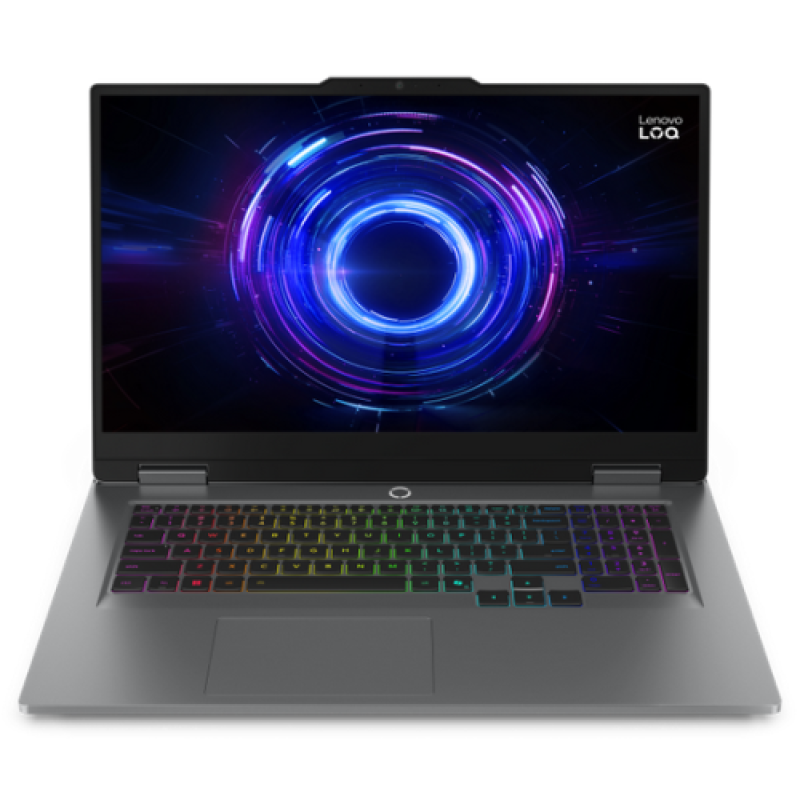 Laptop Gaming LENOVO LOQ 17IRX10, cu procesor Intel Core 7 14700HX, 17.3'' IPS, 16 GB DDR5, 1 TB, NVIDIA GeForce RTX 5070, 8GB GDDR7, Fara OS, 3 ani Garantie (83JH00HPRM)