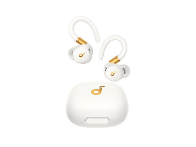 Casti Anker "Soundcore Sport X20", in-ear, utilizare multimedia, Bluetooth 5.3, 6 x mic, durata baterie pana la 48 ore, IP68, ANC, alb, "A3968G21" (timbru verde 0.18 lei) - 0194644187002 - imagine 2