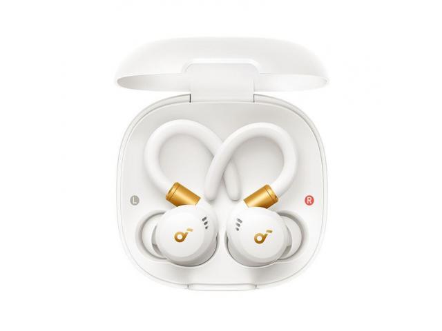 Casti Anker "Soundcore Sport X20", in-ear, utilizare multimedia, Bluetooth 5.3, 6 x mic, durata baterie pana la 48 ore, IP68, ANC, alb, "A3968G21" (timbru verde 0.18 lei) - 0194644187002 - imagine 3