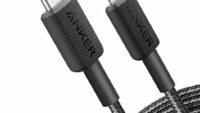 CABLU alimentare Anker, USB-C (T) la Lightning (T), 0.9m, 480 Mbps, braided, negru, "A81B5G11" (timbru verde 0.08 lei)