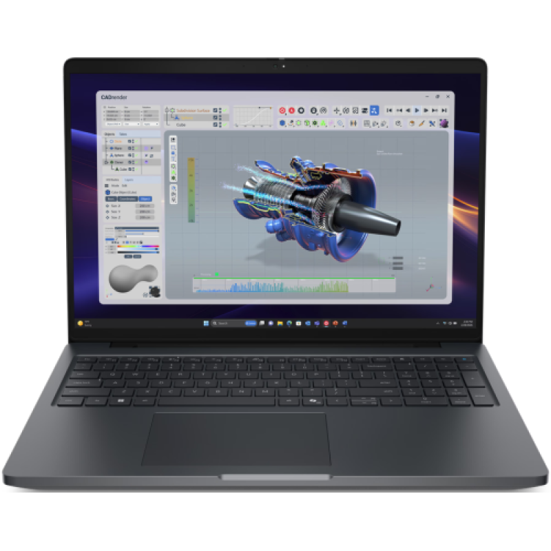 Laptop Business Dell Precision 5 16 PW516261, cu procesor Intel Core Ultra 7 366H, 16'' IPS, 32 GB LPDDR5x, 1 TB, NVIDIA RTX PRO 1000, 8GB GDDR7, Windows 11 Pro, 3 ani Garantie (DPW516261U7321RTXW11P)