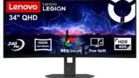 Monitor Gaming LENOVO Legion 34W-2c, 34", 3440 x 1440 pixeli, Black, 3 ani Garantie (68F6GACBEU)