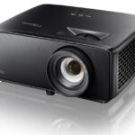 Videoproiector Optoma UZ38x, DLP laser 4K UHD 3840*2160, 3.800 lumeni, contrast dinamic 1.500.000:1, 16:9/ 4:3, 30.000 ore, distanta maxima de proiectie 8 m, dimensiune maxima imagine 7.62 m/ 300", 2x HDMI 2.0, USB- A power 1.5A, RS232, 12V trigger, audio out, 27-33 dB, Security bar, Kensington (E3P7P61E1112)