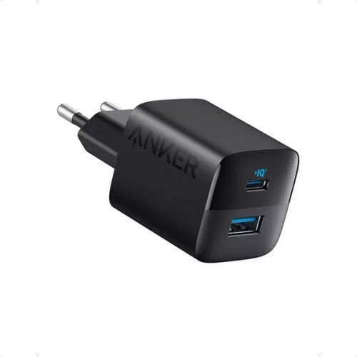 INCARCATOR retea Anker "323" 33W, PowerIQ, 1 x USB Type-C, 1 x USB, negru, "A2331G11" (timbru verde 0.18 lei) - 0194644125639