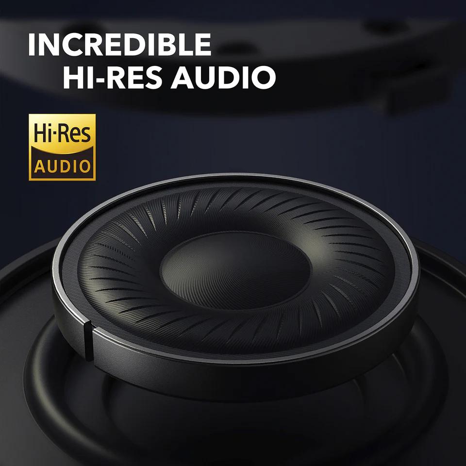 Casti Over-ear Anker "Soundcore Q30", tip over-ear, utilizare multimedia, Bluetooth si fir, durata baterie pana la 80 ore, pliabile, 2 x mic, ANC, negru, "A3028313" (timbru verde 0.8 lei) - 0194644062132 - imagine 4