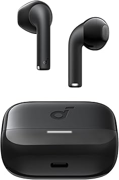 Casti TWS Anker "Soundcore K20i", semi-in-ear, utilizare multimedia, Bluetooth 5.3, driver 13mm, durata baterie pana la 36 ore, IPX5, ENC, negru, "A3994G11" (timbru verde 0.08 lei) - 0194644037635