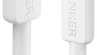 Cablu alimentare si date Anker, USB Type-C (T) la Lightning (T), 0.9m rata transfer 480 Mbps, invelis nylon, braided, alb, "A81B5G21" (timbru verde 0.03 lei) - 0194644115524