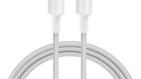 Cablu alimentare si date Anker, USB Type-C (T) la USB Type-C (T), 0.9m rata transfer 480 Mbps, 60W, invelis nylon, braided, alb, "A81F5G21" (timbru verde 0.03 lei) - 0848061019612