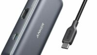 DOCKING Station Anker 8-in-1,porturi: 2xHDMI(M),2xUSB 3.2 gen1 (M), RJ-45,PD 100W,SD/microSD,conectare prin USB-C (T),rata transfer 5 Gbps,ABS, gri "A83800A1" (timbru verde 0.18 lei) - 0194644138974