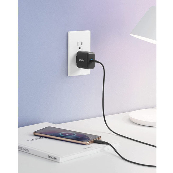 Incarcator retea Anker, Powerport III, 25W, PowerIQ 3.0, 1 x USB-C, negru, "A2058H11" (timbru verde 0.18 lei) - 0194644054038 - imagine 3