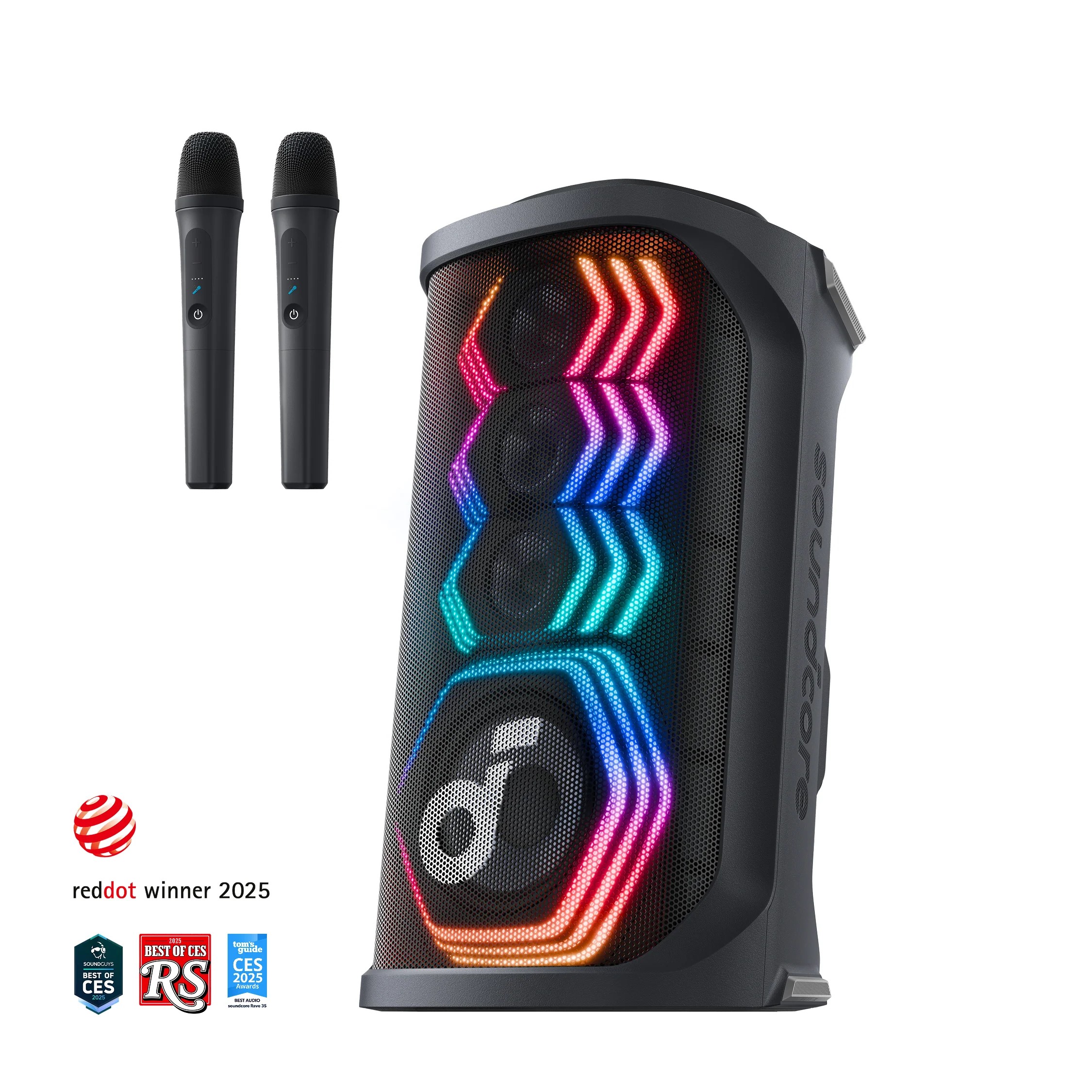 Boxa portabila Anker "Soundcore Rave 3S" 200W, Bluetooth 5.4, AUX, USB-C, IPX4, negru, "A31A3012" (timbru verde 11 lei) - 0194644290528