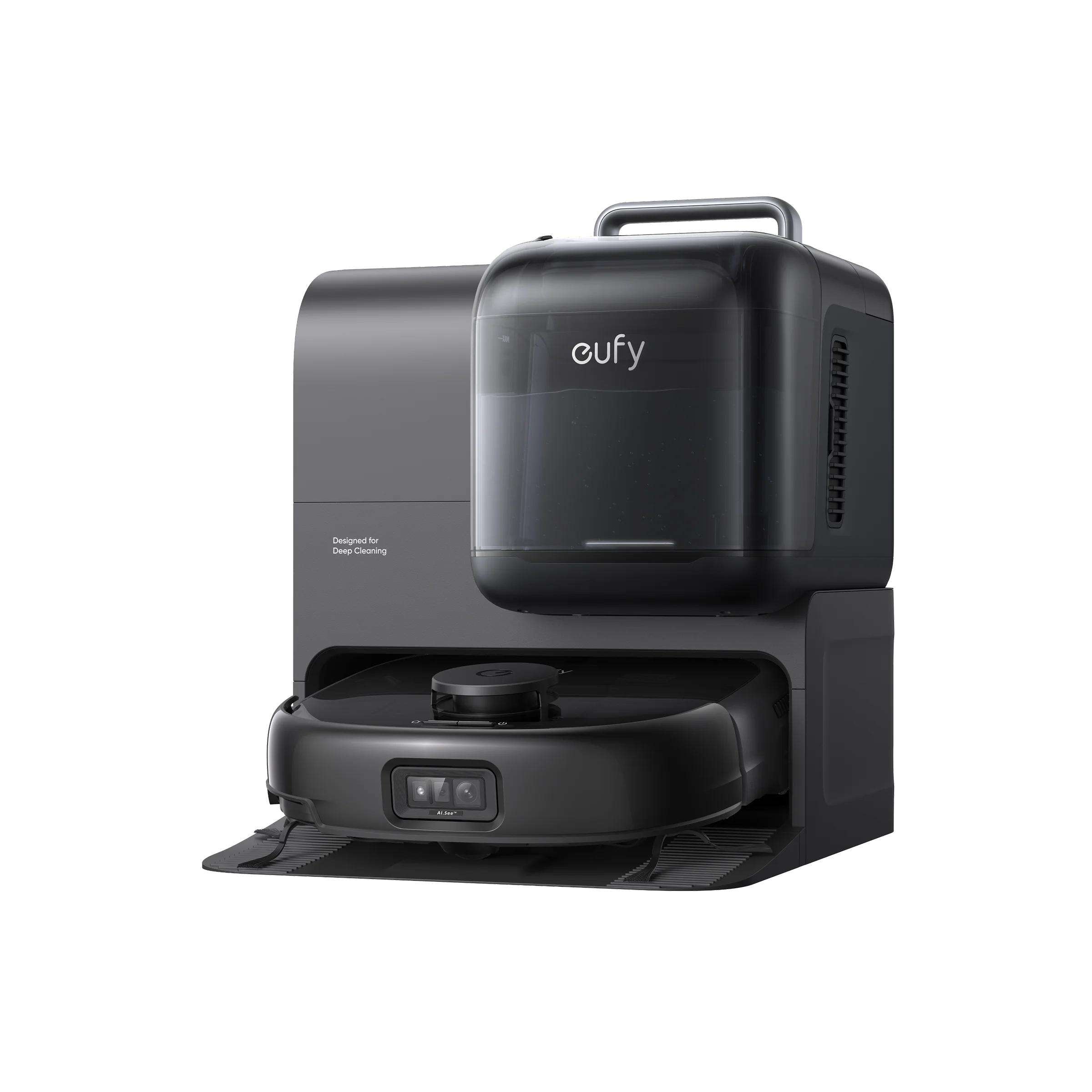 Robot All-in-One Anker "Eufy Omni E28", 20.000 Pa, aspirare uscata si umeda, deep cleaner, HydroJet, Wi-Fi, BTH, App, multi-suprafete, volum rezervor 3L, negru, "T2352G11" (timbru verde 11 lei) - 194644229078