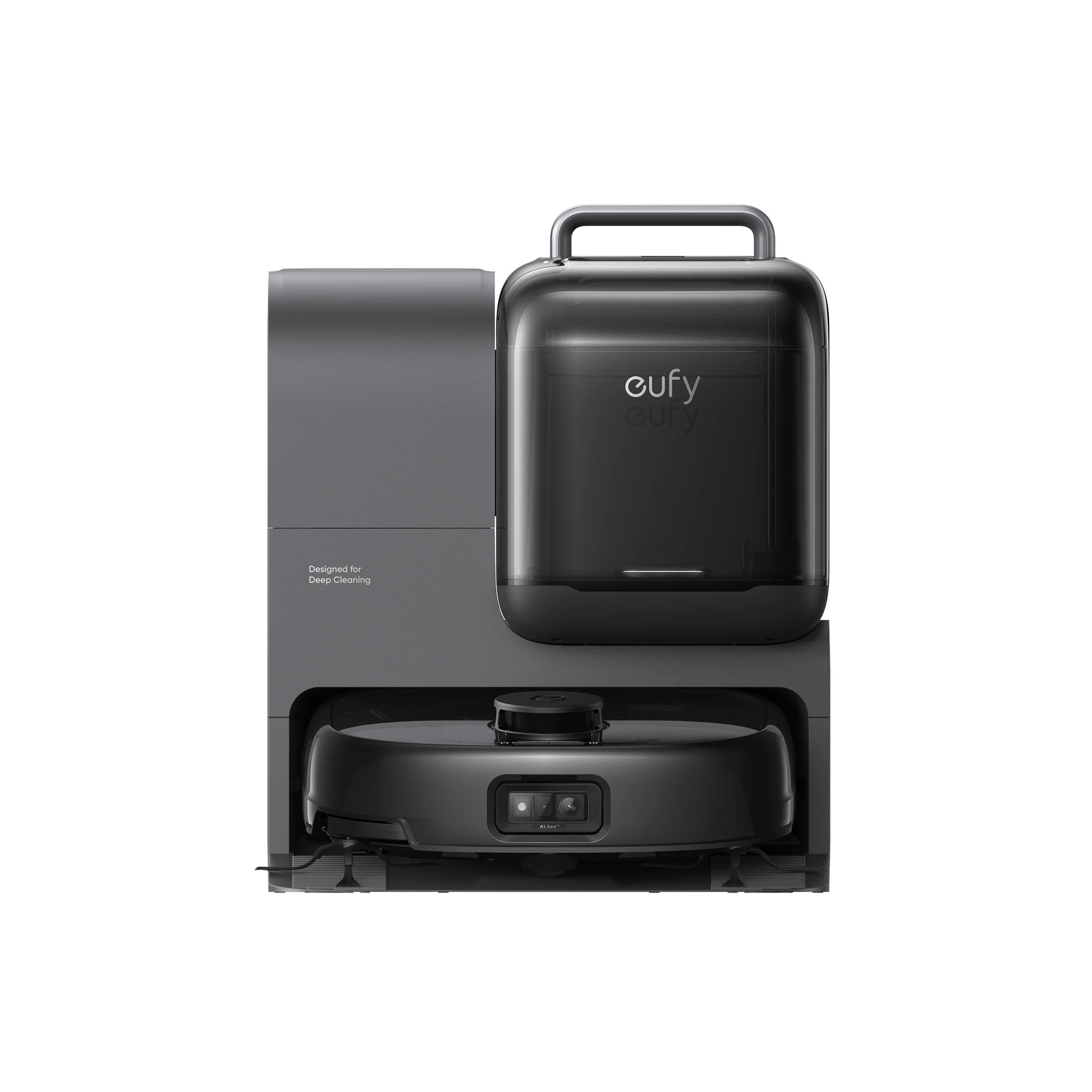 Robot All-in-One Anker "Eufy Omni E28", 20.000 Pa, aspirare uscata si umeda, deep cleaner, HydroJet, Wi-Fi, BTH, App, multi-suprafete, volum rezervor 3L, negru, "T2352G11" (timbru verde 11 lei) - 194644229078 - imagine 2