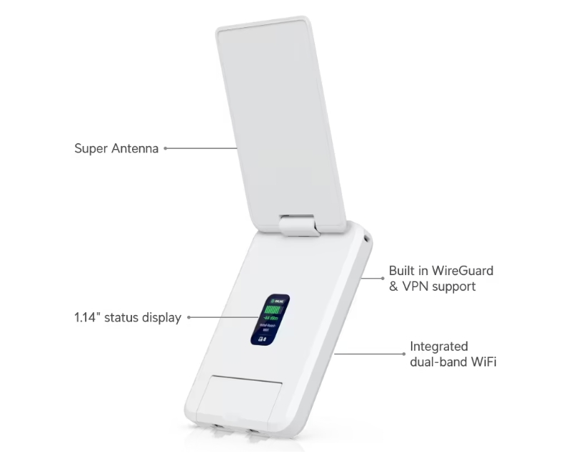 Ubiquiti UniFi Travel Router Long-Range (UTR-LR) - imagine 20