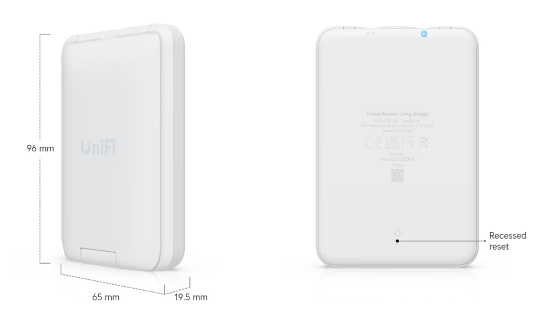Ubiquiti UniFi Travel Router Long-Range (UTR-LR) - imagine 18