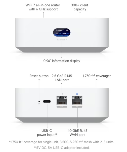 Ubiquiti UniFi Express 7 - 2 Pack (UX7-2) - imagine 14