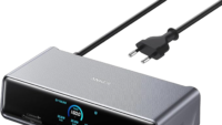 DOCKING Station Anker Prime 14-in-1, porturi: 3 x USB-C, 3 x USB-A, 2xHDMI, 1xDisplay port, RJ-45 2.5Gbps, SD,TF, afisaj digital, PD 140W, conectare prin USB-C, retea, gri, "A83B33A1" (timbru verde 0.18 lei - 0194644291846