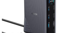 DOCKING Station Anker Prime, porturi: USB Type-C x 4, USB 3.1 gen2 x 5, HDMI 4K @60Hz x 2, 1 x RJ-45 10 Gbps, PD 100W, conectare prin USB-C, retea 220V, display LED, negru, "A83B63A1" (timbru verde 0.18 lei - 0194644201050