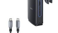 DOCKING Station Anker Nano 13-in-1, porturi: 3 x USB-C, 3 x USB-A, 2xHDMI, 1xDisplay port, RJ-45 1Gbps, SD,TF, mini HUB 6-in-1 detasabil, conectare prin USB-C, retea, gri, "A83C3311" (timbru verde 0.18 lei - 0194644273842