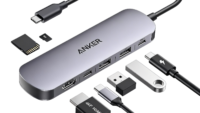 DOCKING Station Anker, 7-in-1,4K HDMI, gri "A83D2HA1" (timbru verde 0.18 lei)-0194644271732