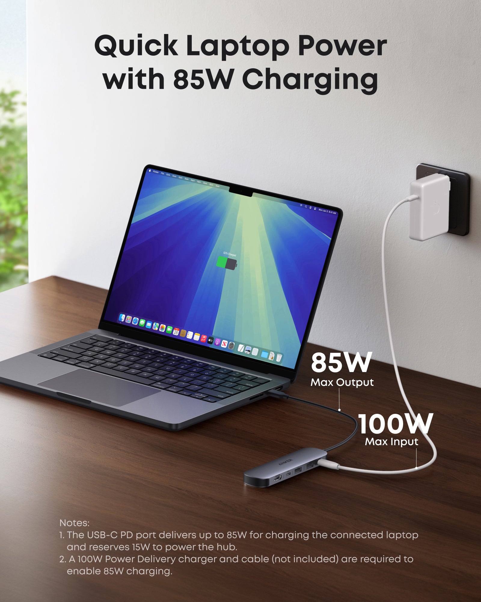 DOCKING Station Anker, 7-in-1,4K HDMI, gri "A83D2HA1" (timbru verde 0.18 lei)-0194644271732 - imagine 5