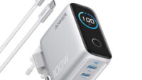 Alimentator retea Anker "Smart Display", 100 W, porturi: 2x USB-C, 1x USB-A, Silver "B121BG41" (timbru verde 0.18 lei)-0194644291754