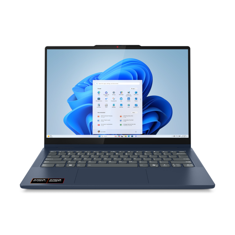 Laptop Consumer LENOVO IdeaPad 5 2-in-1 14AKP10, cu procesor Ryzen AI 5 330, 14'' IPS, 8 GB LPDDR5x, 512 GB, AMD Radeon 820M, Fr OS, 2 ani Garantie (83KT008WRM)