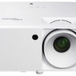 Videoproiector Optoma ZH361, DLP laser FHD 1920*1080, 4.000 lumeni, contrast dinamic 2.000.000:1, 16:9/ 4:3, 30.000 ore, distanta maxima de proiectie 9.8 m, dimensiune maxima imagine 7.62 m/ 300", 2x HDMI 2.0, USB-A power 1.5A, RS232, RJ45, audio out, 27-32 dB, 3D, Security bar, Kensington Lock (E3P7PK1E121)