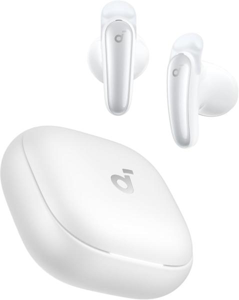 Casti TWS Anker "Liberty Buds", Semi in-ear, utilizare multimedia, Bluetooth, alb "D1200G21" (timbru verde 0.18 lei)-0194644269456