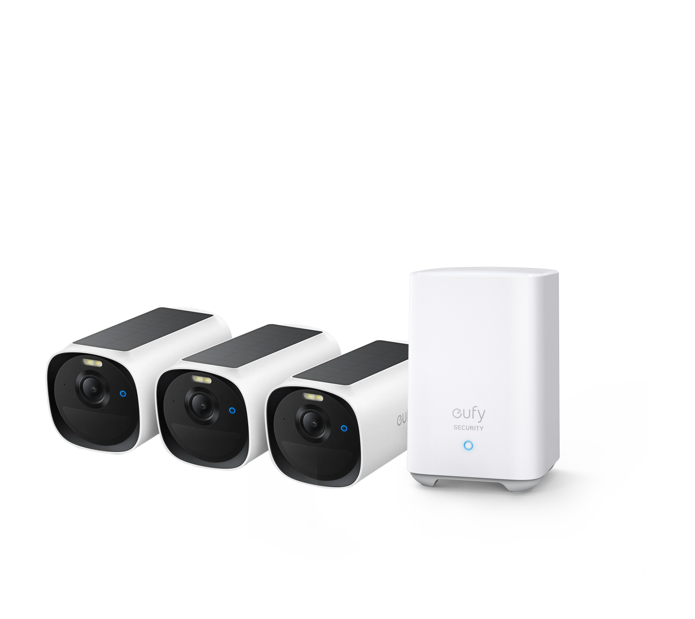 Sistem supraveghere 3+1 Anker "EufyCam E40" "T8144" + "Homebase 2" , alb "E8144324" (timbru verde 4 lei)-0194644238117
