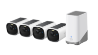 Sistem supraveghere 4+1 Anker "EufyCam E40" "T8144" + "Homebase 3" , alb "E8144329" (timbru verde 4 lei)-0194644279530