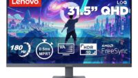 Monitor Gaming Lenovo LOQ 32Q-10, 31.5", 2560 x 1440 pixeli, Grey, 3 ani Garantie (68F7GAC1EU)