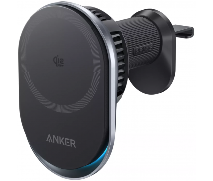 Alimentator auto Anker Prime, 48W max prin USB-C, 25W wireless, iluminare, 1 x USB-C, 1 x USB-A, 1 x wireless magnetic, negru, "B2933H11" (timbru verde 0.18 lei) - 0194644238384