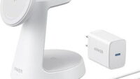 Stand cu incarcare wireless 3 in 1 Anker, MagGo 3-in-1, 15W, fast charge, pentru iPhone seriile 12-16. apple Watch si AirPods, cablu USB-C inclus, 1 x USB-C incarcare, alb, "B25M4G21" (timbru verde 0.18 lei) - 0194644206772