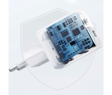 INCARCATOR retea Anker "323" 33W, PowerIQ, 1 x USB Type-C, 1 x USB, alb, "A2331G21" (timbru verde 0.18 lei) - 0194644115524 - imagine 3