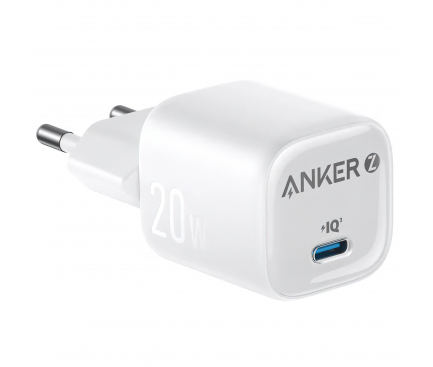 Alimentator retea Anker, Zolo, 20W, fast charge, 1 x USB-C, alb, "A2699G21" (timbru verde 0.18 lei) - 0194644297459