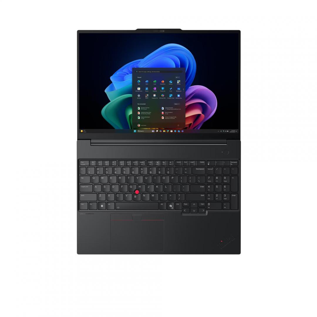 Laptop Business Lenovo ThinkPad E16 Gen 4, cu procesor Intel Core 5 320, 16'' IPS, 16 GB DDR5, 512 GB, Intel, Fr OS, 3 ani Garantie (21YE005PRI) - imagine 6