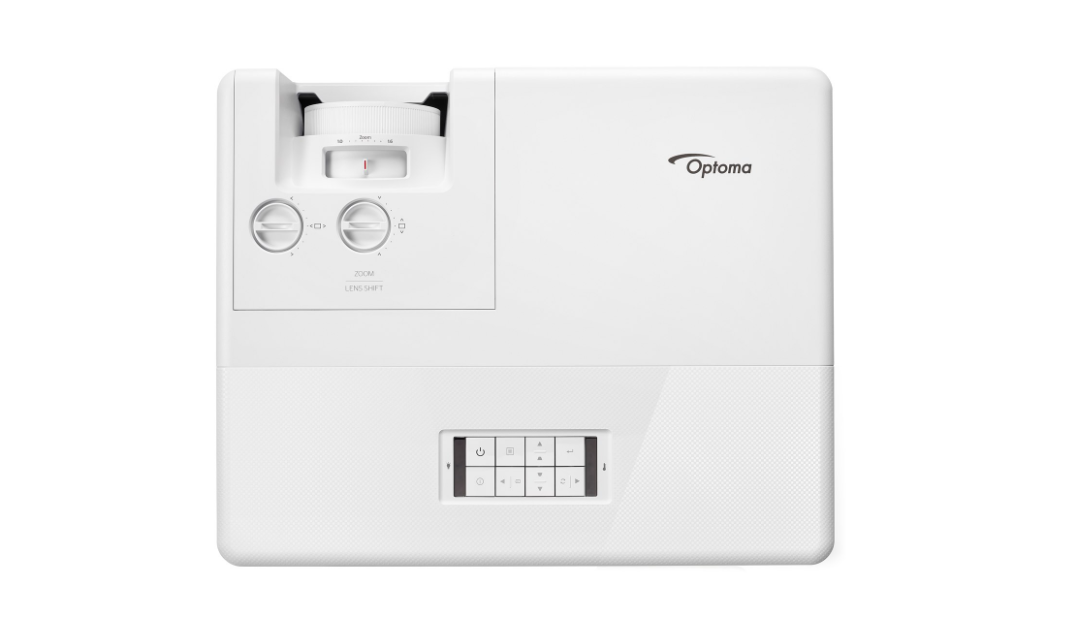 Videoproiector Optoma ZU607T, WUXGA 19201200, 6.500 lumeni (5.200 ANSI lumeni), 3.000.000:1, 16:10/ 4:3/ 16:9, dimensiune maxima imagine 301.8'', laser DuraCore 30.000 ore, distanta maxima de proiectie 7.8 m, zoom optic manual 1.6x, lens shift vertical -100% ~ +120%, lens shift orizontal +/-10% (E9PD7L102EZ1D) - imagine 7