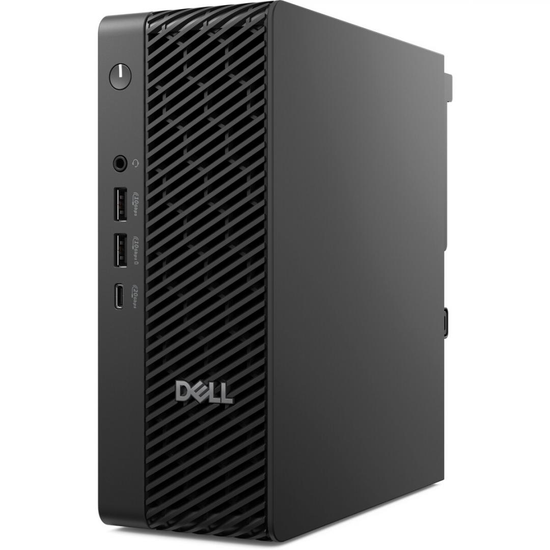 Desktop Workstation Dell Pro Max Micro FCM2250 cu procesor Intel Core Ultra 7 265 pana la 5.3 GHz, 16 GB DDR5, 1TB SSD, RTX A1000, Linux, Black, 3 ani Garantie (BTO106_FCM2250_EMEA_UBU) - imagine 2