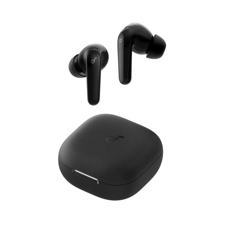 Casti Anker "Soundcore R60i NC", tip butoni, utilizare multimedia, Bluetooth 6.1, durata baterie pana la 50 ore, IP55, ANC, negru, "D1202G11" (timbru verde 0.08 lei) - 194644269470