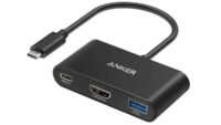 DOCKING Station Anker 3-in-1, porturi: HDMI (M) 4K 30Hz, USB 3.2 gen 1, PD 100W, , conectare prin USB Type-C (T), rata transfer 5 Gbps, ABS, gri, "A8339HA1" (timbru verde 0.18 lei) - 0194644023157