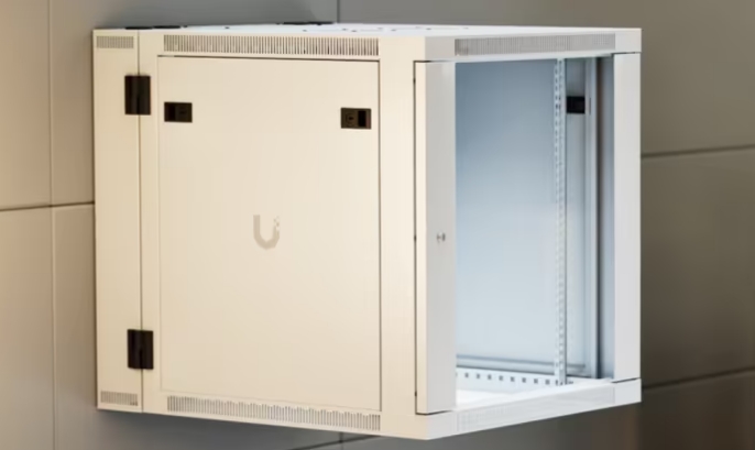 Ubiquiti UniFi 12U Rack Cabinet Swing - Glass Front Door (UACC-Rack-12U-Wall-SW-G) - imagine 2